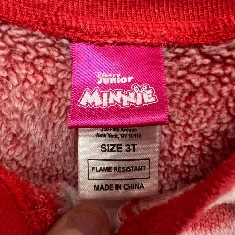 Disney Minnie Mouse fuzzy one piece jumpsuit without feet size 3T